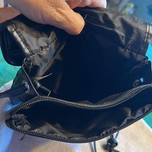 Leather patchwork, Crossbody Bag Vintage - Picture 4 of 6